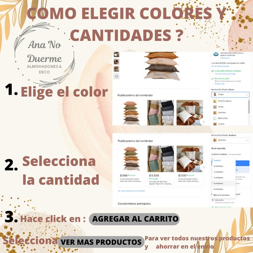 Imagen 6 de 7 de Fundas Almohadones 50x70 Tusor Nordico Cama Colores Rayados