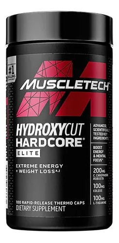 Hydroxycut Hardcore Elite 100caps Version Usa Envio+regalo!!