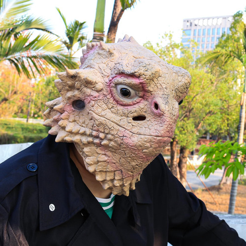 Mascara Realista Mokry Party Máscara De Lagarto Espinoso Del