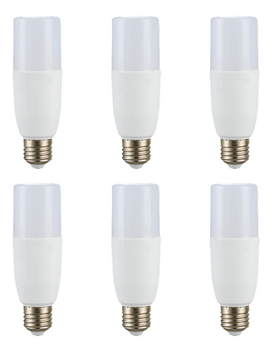 Bombilla Led 13vatios, Luz Diurna 6500k, Base E26 6pz Blanco Frío