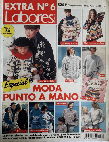 Revista Tejidos Labores Española Otoño Invierno N. 6 Liquido