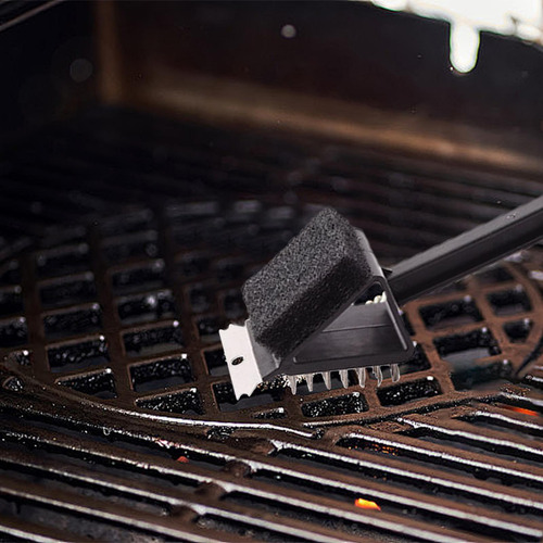 Kit De Limpieza Multifuncional Para Barbacoa Cepillo Triangu