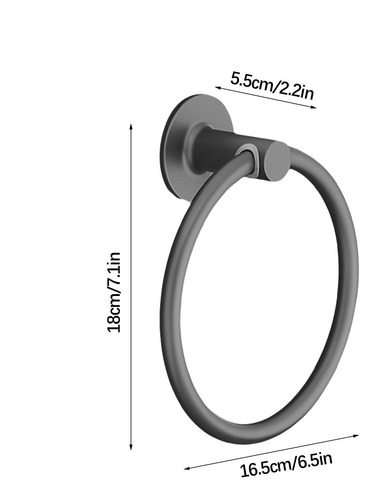 Anillo De Toalla De Mano Toallero Anillo Para Colgar Toalla