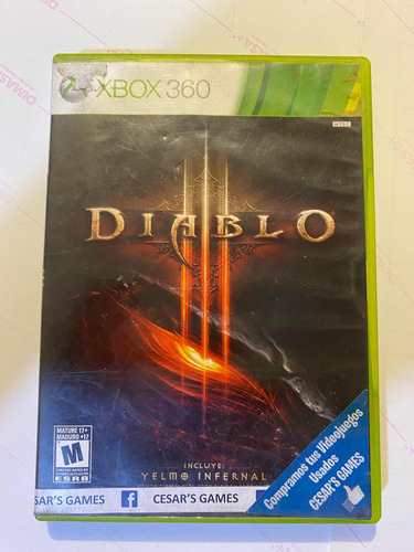 Diablo 3 Xbox 360 (dark,of,evil,lord,shadow,gta,mortal,def)