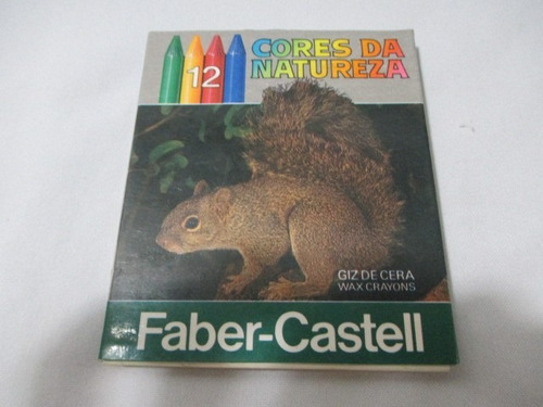 Antigo Giz De Cera Faber Castell Cores Da Natureza Anos 80