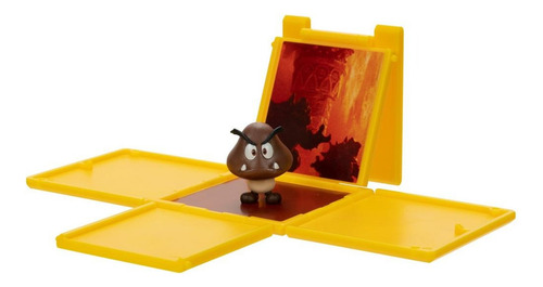 Super Mario Bros Movie - Goomba Mini Figura Con Bloque