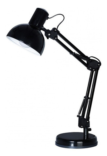 Lámpara De Escritorio Velador Flexible Dibujo Negro