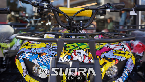 Mini Cuatri Electrico Sunra Atv 800w Niños + Casco / E