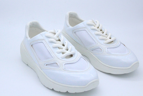 Tennis Para Dama Marca Steve Madden Modelo Current White