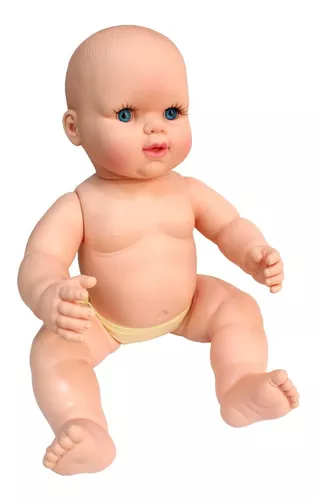 Muñeco Bebé Tipo Nenuco 47cm Sin Accesorios
