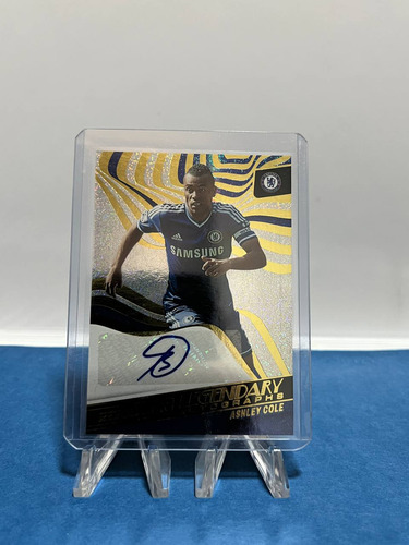 Barajita Panini Autografiada Por Ashley Cole. Chelsea Fc