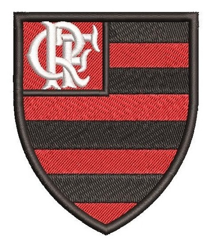 5 Parches Flamengo Completamente Borbados, Calidad