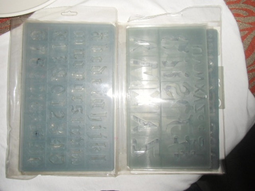 Plantilla De Letras Cox 12 Piezas Rev.20v