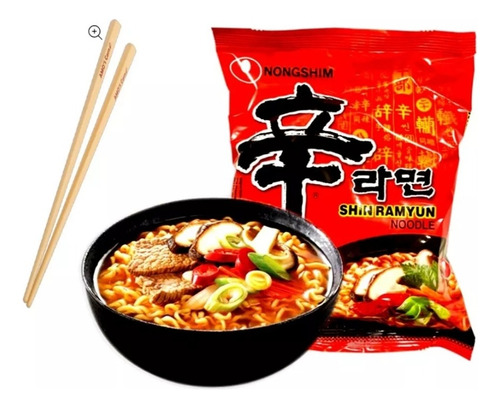 Ramen Shin Coreano Picantes 120gr Grande - g a $82