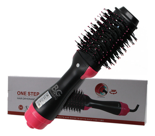 Escova Profissional De Cabelo 3 Em 1 Seca Alisa E Modela