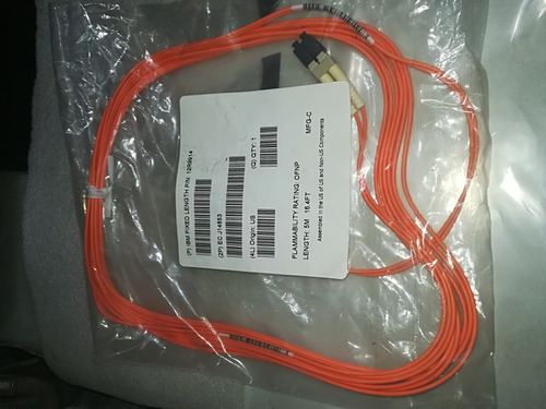 Cable Fibra Óptica Ibm Longitud Fija P/n 12r9914 5m 16.4ft