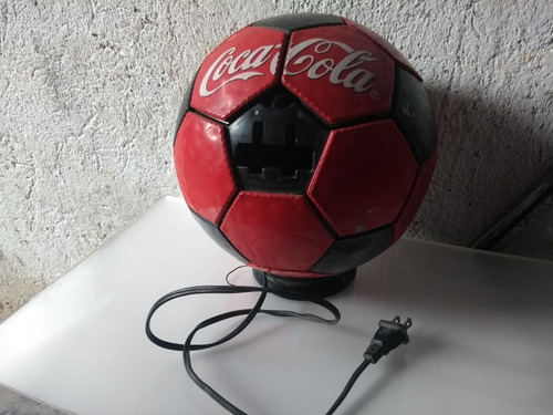 Antiguo Radio Cassette En Forma De Balón Coca-cola Akura S10