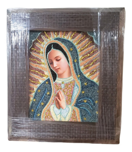 Cuadro Marco Rústico Virgen De Guadalupe #2