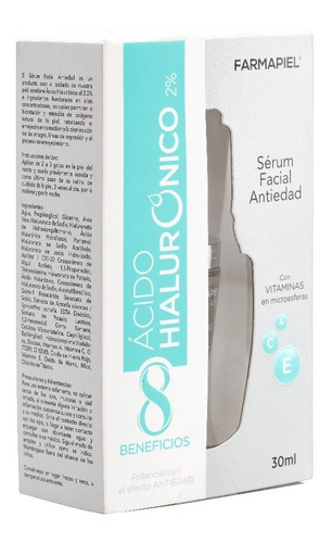 Imagen 6 de 8 de Serum Facial Antiedad Con 8 Tipos De Ácido Hialurónico 30gr