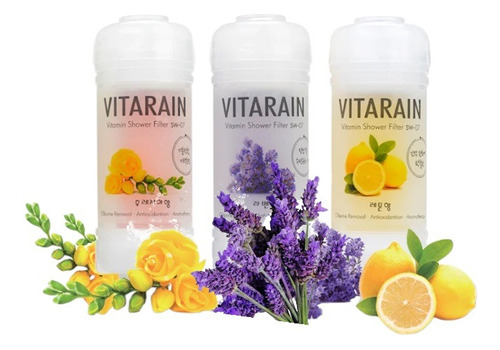 Vitarain Filtro De Ducha Spa Coreano Aromaterapia - Pack X3