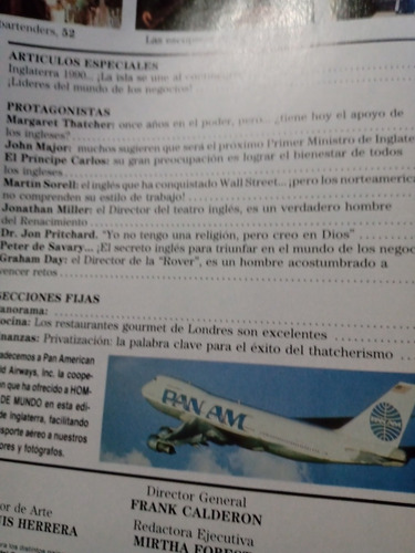 Imagen 2 de 5 de Revista Hombre De Mundo Año 1990 Margaret Thatcher