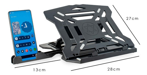 Imagen 8 de 8 de Base Soporte Para Laptop Portátil Giratorio 360° - Bellair