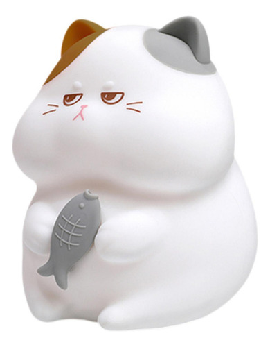 Cxsm Lámpara De Noche De Silicona Con Forma De Gato, Luz De