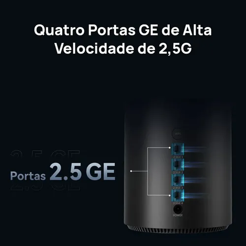 Roteador Huawei Wifi Mesh X1 Pro Wi-fi 7 3.6 Gbps Dual-band Com