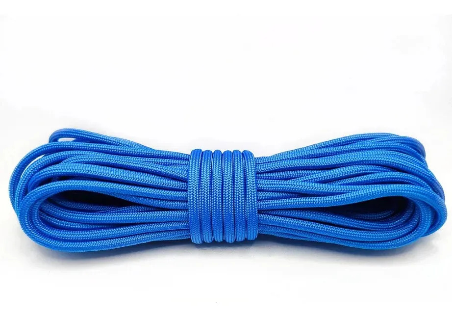10 Metros Paracord 550 7 Ou 9 Filamentos - Cor A Azul Royal