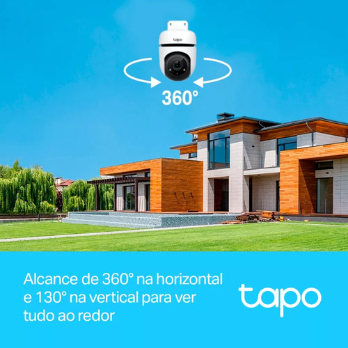 Câmera De Segurança Tp-link Wi-fi Tapo Tc40 1080p 360° Notur