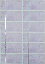 Comprar 1000 Ingressos De Segurança Papel Moeda 100x50mm 12 Pu002F Folha