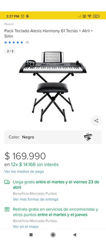 Teclado Alesis Usado