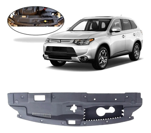 Defletor Painel Frontal Mitsubishi Outlander 2014 2015