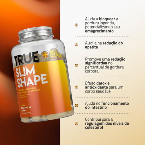 Slim Shape - 120 Cápsulas - True Source