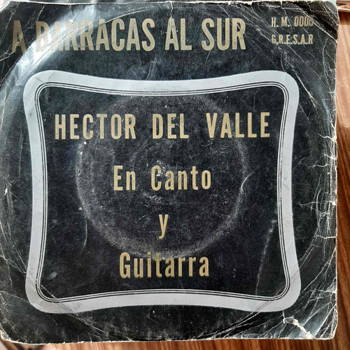 Simple Sobre Hector Del Valle Canto Guitarra Gresar C25