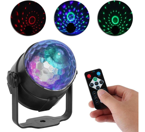 Lampara Disco Ld Doble Rgb Colores Pase E27