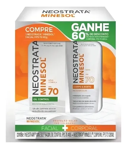 Kit Protetor Solar Facial Neostrata Minesol Oil Control Fps7