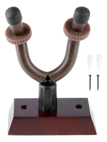 Soporte Para Colgar Cuello De Guitarra, Base De Nogal, Desmo