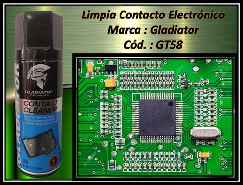 Limpia Contacto Electrónico  Marca : Gladiator Cód. : Gt58