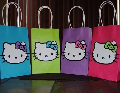 Bolsas Para Fiesta Infantil Hello Kitty