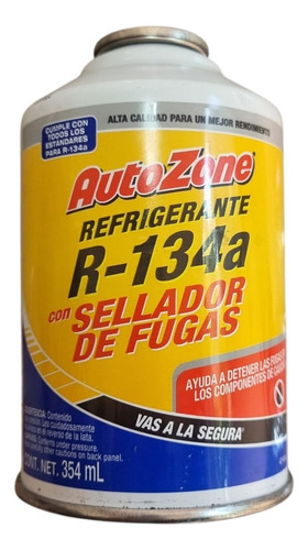 Gas Refrigerante R134a Con Sellador De Fugas Lata 354ml
