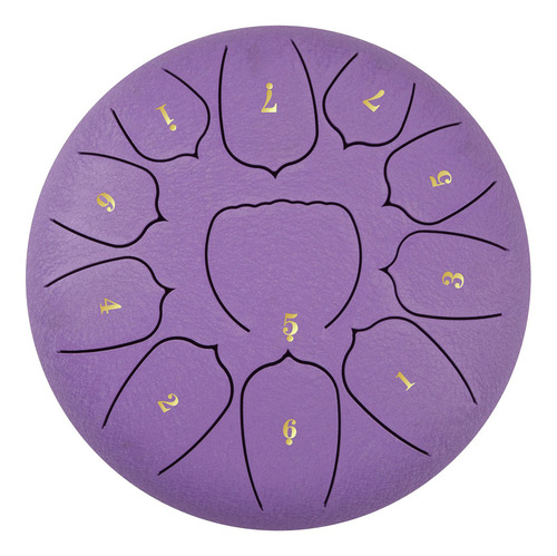 Tambor Steel Tongue Drum 11 Notas Para Handpan Inch.yoga