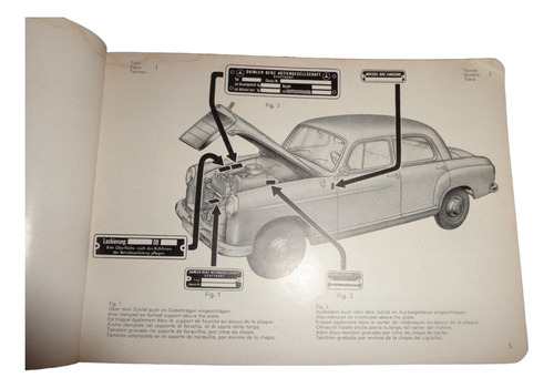 Mercedes Benz Type 190 Db 1959 Catalogo De Repuestos A (Usado)