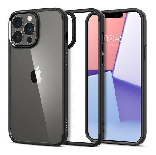Imagem 5 de 7 de Capa Spigen Ultra Hybrid Black Para iPhone 13 Pro Max 6.7''