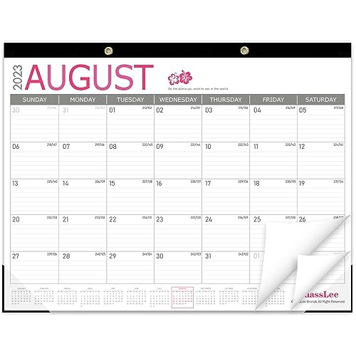 Calendario De Escritorio 2023-2024  18 Meses 17 X 22 Pu...