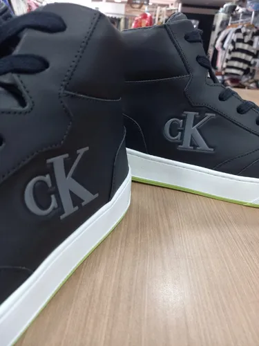 Tenis calvin klein masculino cano alto 2025