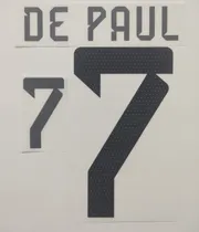 Comprar Estampado 7 De Paul Argentina Qatar 2022 Titular-utilería  