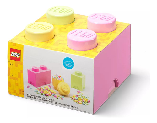 Lego Bloque Apilable Organizador Multi Pack S X3 Pastel Cantidad De Piezas 3 Versión Del Personaje Multi-pack S