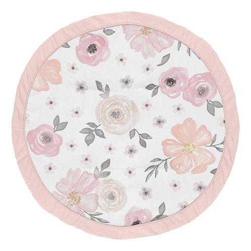 Sweet Jojo Designs Blush Pink, Grey And White Shabby Chic