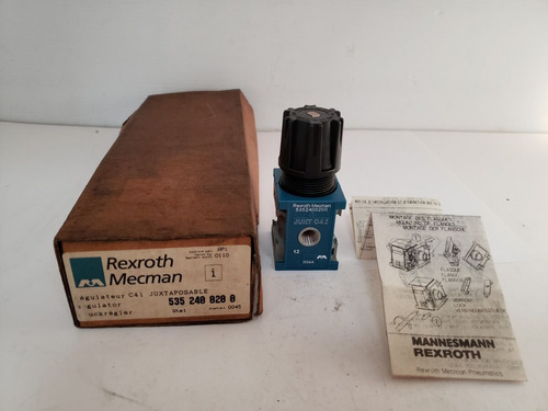 Rexroth Mecman 5352400200 Pressure Regulator, 12 Bar Ccs